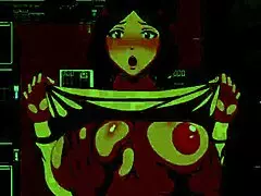 Old guy grabs neighbor's huge ass in hentai game part 3 😏