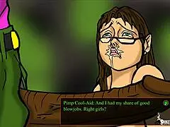 big butt white professor banged hard by pimp in gameplay