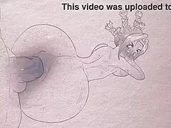 Animation on paper with pens and pencils