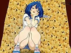 man sticks penis in throat