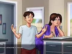 Why Does Busty Stepmom Flash Huge Breasts in Game?