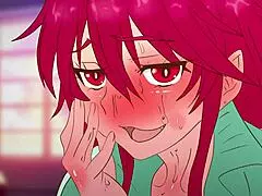 Hey, check out Itadaki Seieki getting fucked in the ass in this hentai!