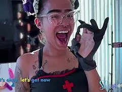 I’m Overwhelmed Seeing Ebony Girls in a Blowjob Orgy for a Client After Shaving