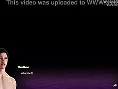 perfect ass asian milf in hentai game action.