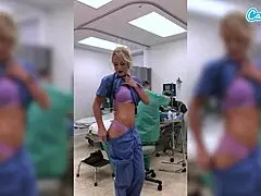 Hot fit milf nurse got canned for flashing her juicy bits, unreal! 😱