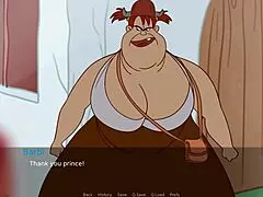 Play cute hentai game with cumshot creampie action