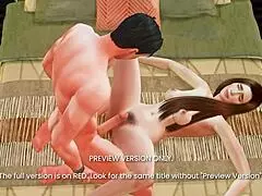 Neighbor’s hot wife teases in naughty 3D hentai preview clip