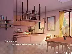 summer clover harem hentai ep 14—wild kitchen banging with sister