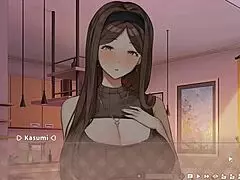 summer clover harem hentai ep 14—wild kitchen banging with sister