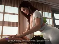 hey, wanna watch my hot stepmom with a thick big ass massage her tenant? - desirium 3d