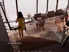 Ms. Denvers, sexy gamergirl, gets wild playing a naughty porn game!