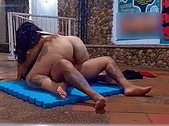 Horny Stepmom Fucks Stepson’s Swimming Teacher on Academy Floor in Wild Action