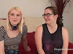 Casting nervous milf, teen, and bbw amateurs sucking big cock for money, damn hot! 🔥