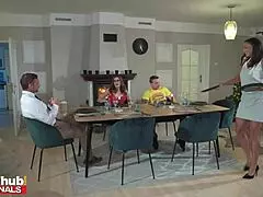 thanksgiving gets wild with kinky family anal and creampie 😜