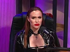 Redhead Milf Rules as BDSM Queen During Casting with Girl-on-Girl Action