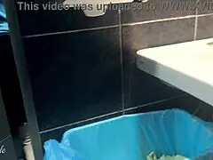 Cute babe, wanna blow me in a public toilet after handjob?