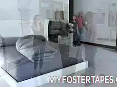 The foster got caught stealing and punished