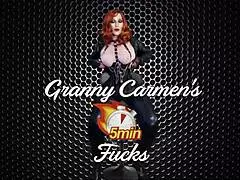 damn, granny fuscias got me with double cum action