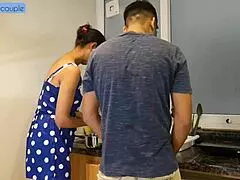 desi babe calls gigolo for blowjob and muff diving