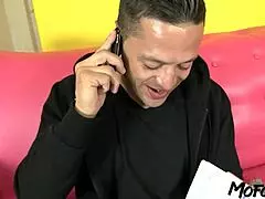 Young step sister gets messy cum facial on Mofozo com