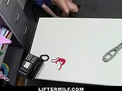 Police catch skinny milf for hard fuck punishment!