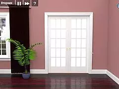 girl explores house in gameplay part 14