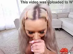 I-I give nina elle pov dream blowjob with deepthroat and gagging