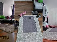 check out this triple cam view of my naked workout, feeling so sensual