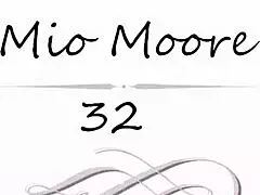 Mature pleasure by Mio Moore in black lingerie