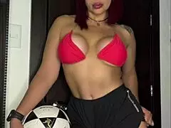 i love this latina MILF in outdoor cosplay costumes.