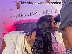 ebony milf gets facefucked by huge dick at home