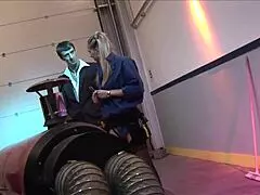 diana gold looks into his eyes as he cums down her throat after using her pussy