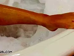 i took a bath as a delightful young model