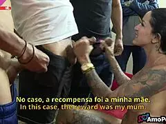 damn, meus melhores amigos banging my madrasta in part 2, wild orgy! 😲