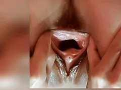 man, this huge gaping cunt gets stretched by fingers and hands