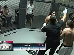 Once again, Sophie Dee steps into the battle bang ring for action