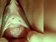 man, this huge gaping cunt gets stretched by fingers and hands