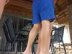 Yo, just had an upskirt bang with my stepmom, view from below is unreal