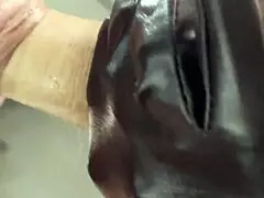 Stepsister says, Cum on my creamy pussy close-up.