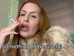 Maisa Pravo in Smoking, Spitting, Humiliation, and Feet JOI Subtitled