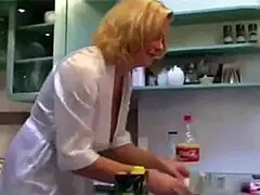 Wow, check this date with a smoking hot blonde Norwegian mature in POV!