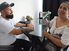 Horny Neighbor Fulfills Fantasy With Creampie And Vaginal Sex!