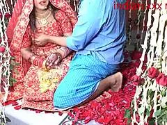 Indian step mom celebrates suhagrat wedding night