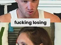 caught in a surprising moment with an older woman.