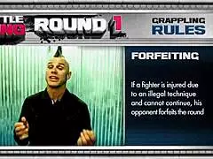 Lexi Belle hard geneukt door gespierde Aziatische hunk in lingerie!