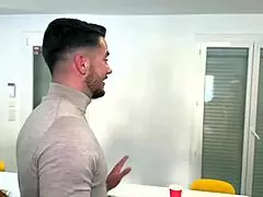 joy sublime blonde, let’s wreck that tight minou in a wild french 4some amateur bash