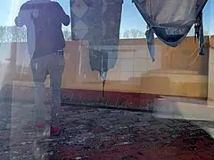 My hot wife and neighbor got wild in the laundry room, eating and climaxing hard! 🔥