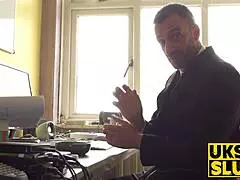 why does this busty sub milf crave ass destruction before cum tasting?