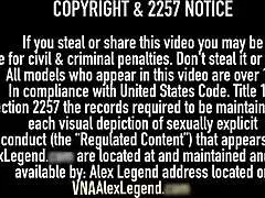 pig-tailed lily lane got slammed hard by her sneaky roommate