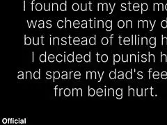 punishing step-mom with monster cock blowjob, bent over, creampie in vagina 😈